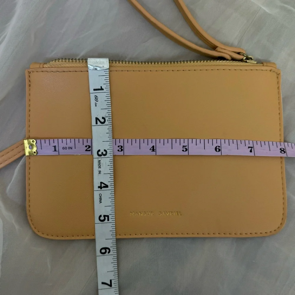 Mansur Gavriel Leather Clutch Pouch Wallet Wristlet